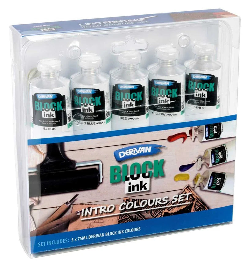 Derivan Block Ink Set - 5x75ml