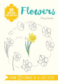 10 Step Drawing Book - Flowers