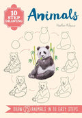 10 Step Drawing Book - Animals