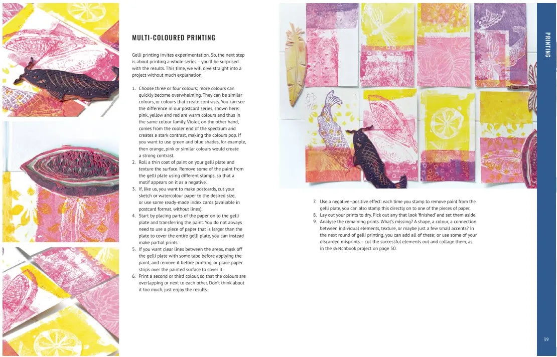 Fun with Gelli Plate Prints