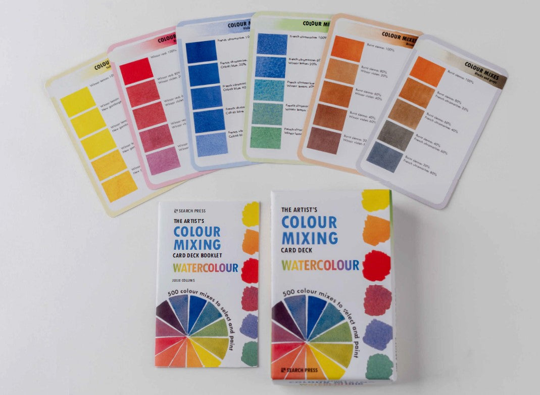 The Artist's Colour Mixing Card Deck - Watercolour