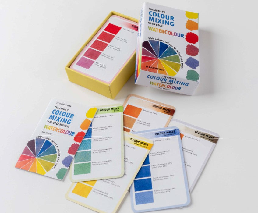 The Artist's Colour Mixing Card Deck - Watercolour