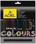 Adel Blackline Pencils - 24 Set