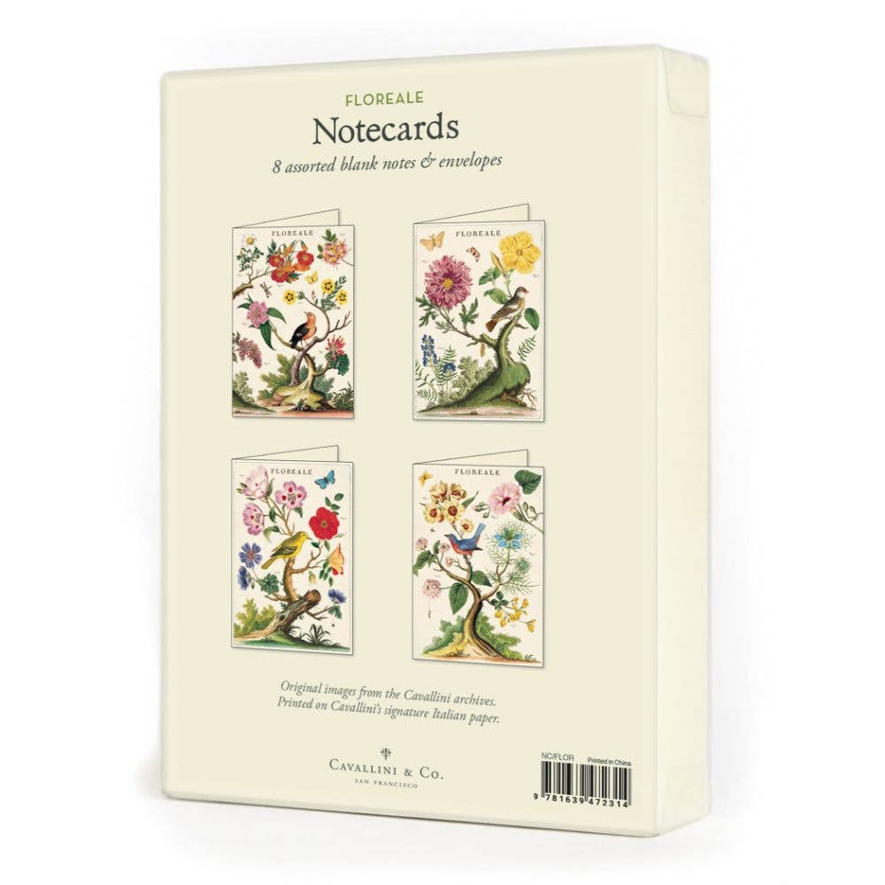 Cavallini Boxed Notecards - Floreale