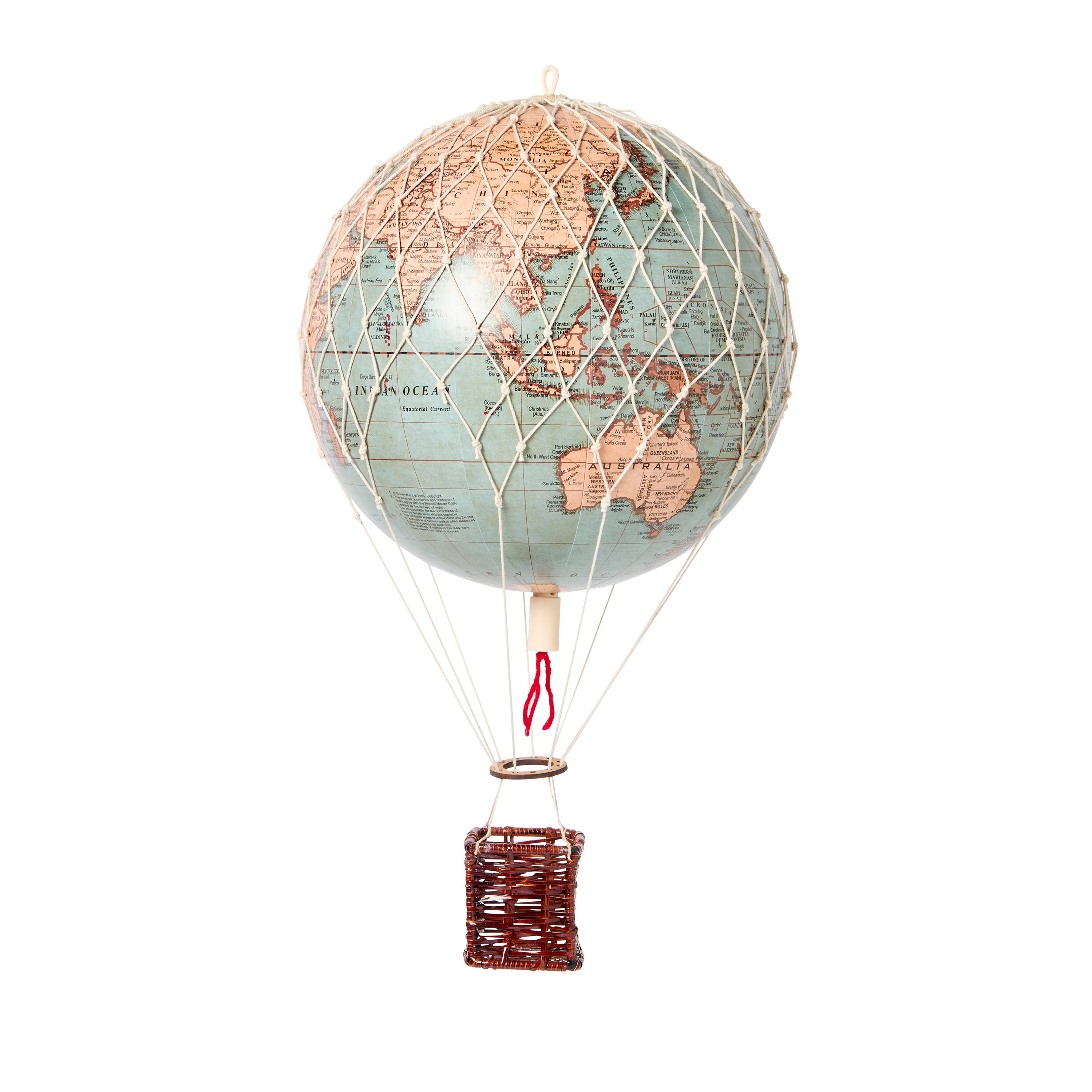 Balloon Globe, Vintage Blue, 20cm