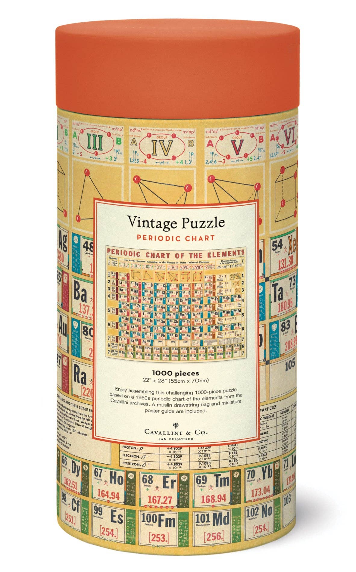 Cavallini - 1000 Pc Puzzle Periodic Chart