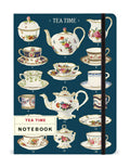 Cavallini Notebook Large -Tea Time