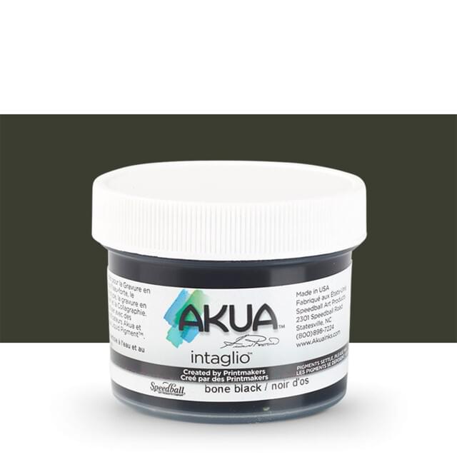 Akua Oil Based Intaglio Ink 59ml - Bone Black