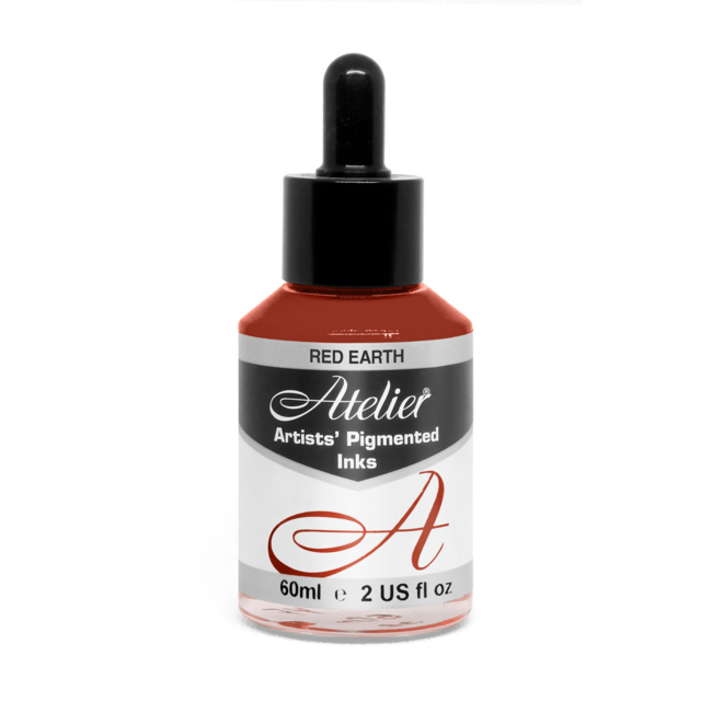 Atelier Pigmented Acrylic Ink - 60ml RED EARTH