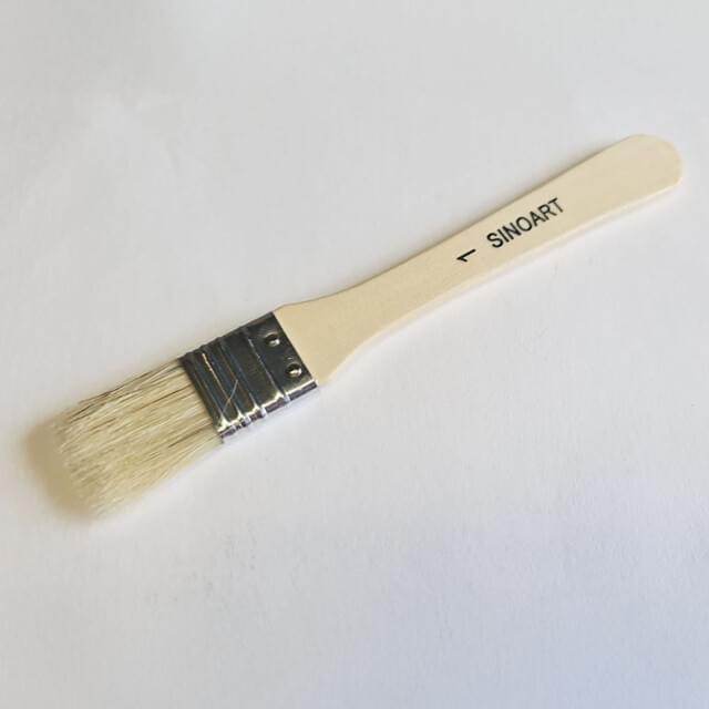 Flat Bristle Gesso Brush #1 25mm