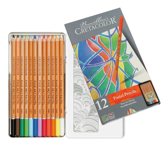Cretacolor Artists Pastel Pencils - 12 Set