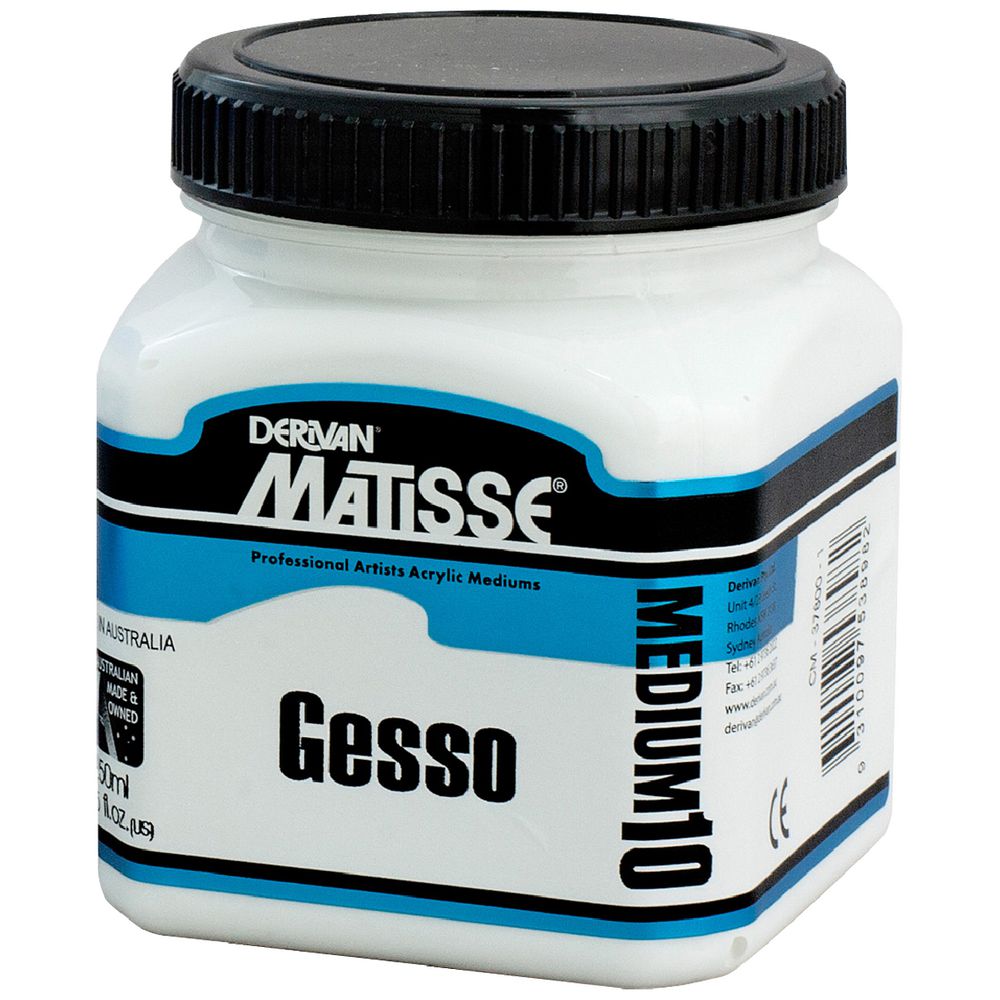 Derivan White Gesso Primer - 250ml