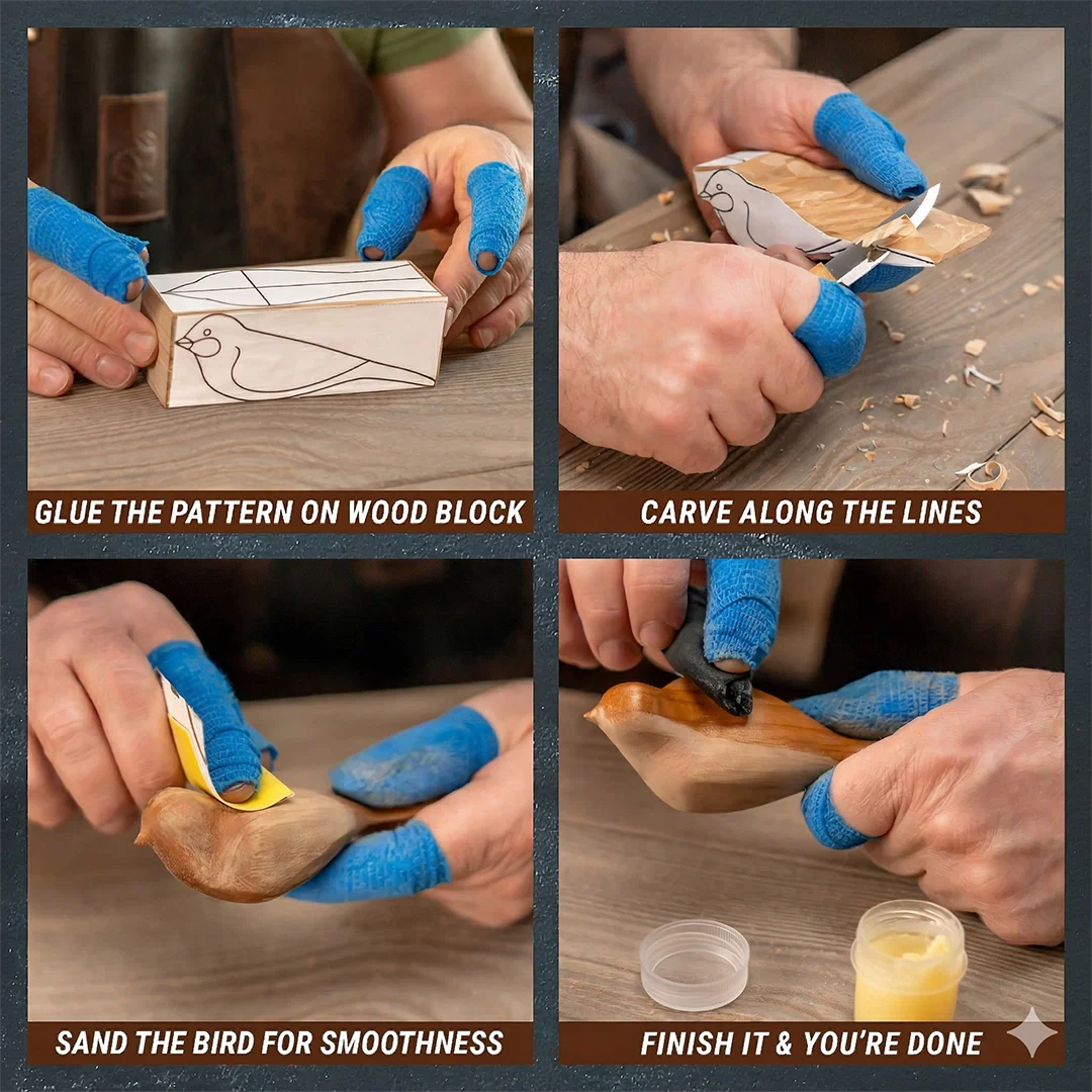 Carving Hobby Kid Bird - Beavercraft