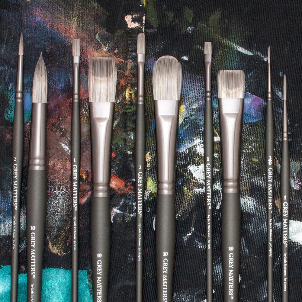 Grey Matters Flat Brush