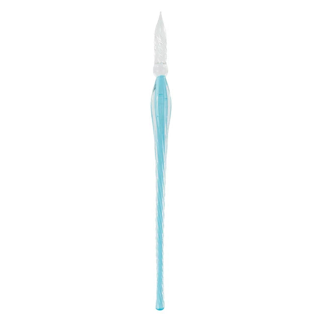 Herbin Glass Pen Twisted Light Blue