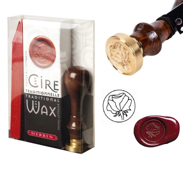 Herbin 'Rose' Wax Seal Set