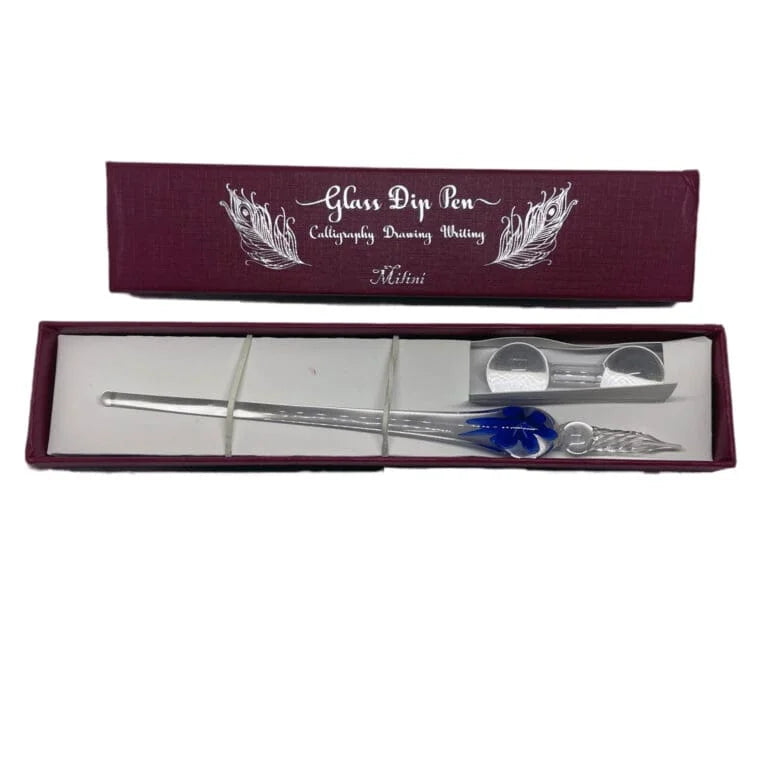 Glass Dip Pen & Holder Set - Milini