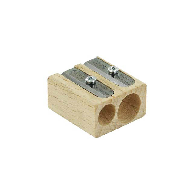 Double Hole Wooden Sharpener