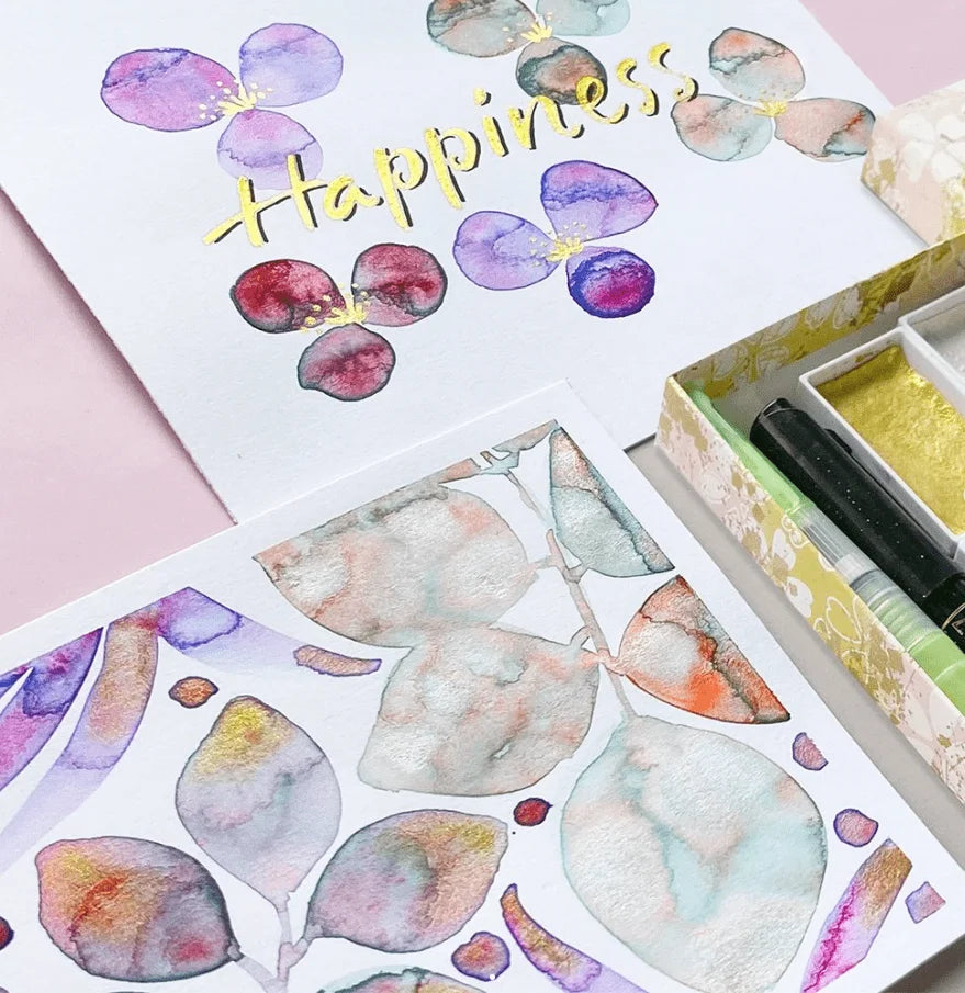 Kuretake Watercolour Gansai Tambi Irodori Kobako Set