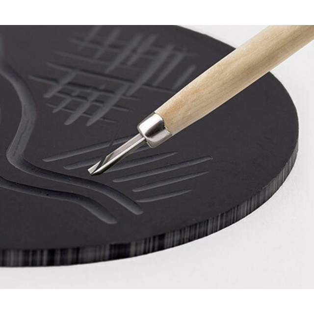 Lino - Round 100mm Double Sided