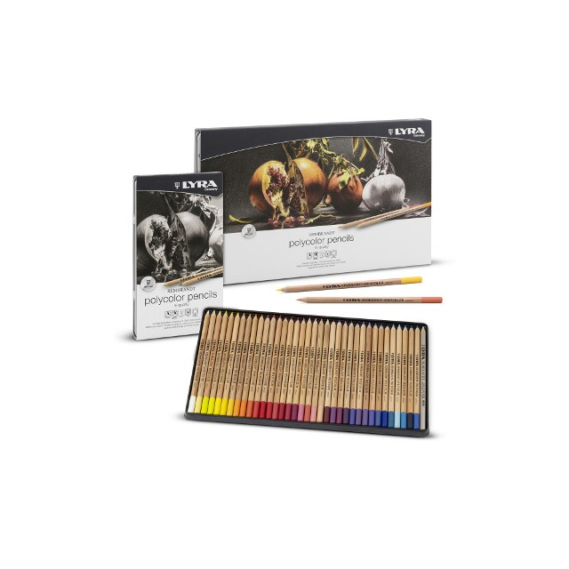 Lyra Rembrandt Pencil Tin - 12 Assorted