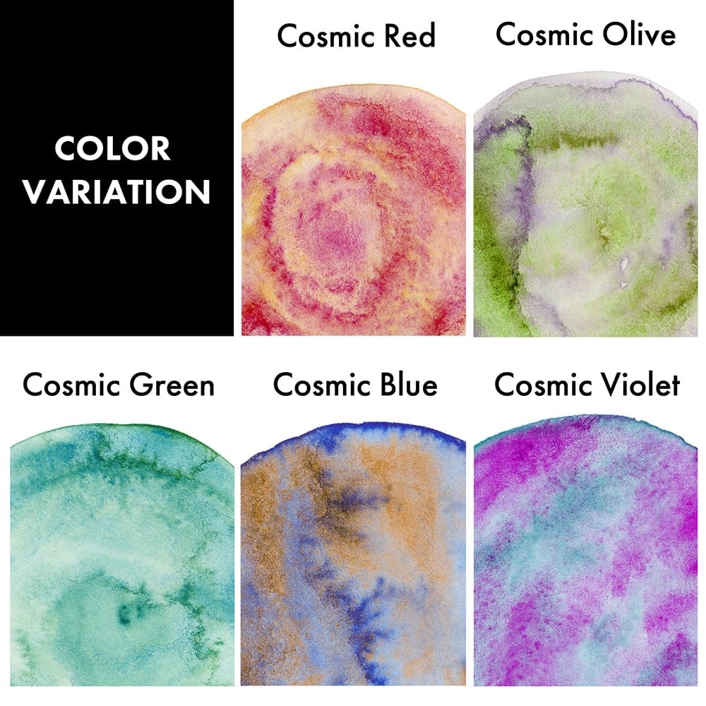 Kuretake Watercolour Gansai Tambi EFFECTS SET - Granulating #2