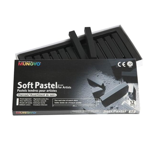 Soft Square Charcoal - Box of 12