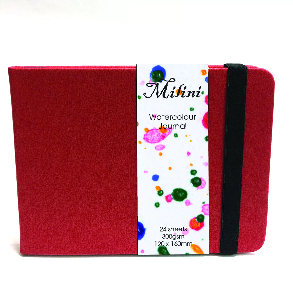 Milini Red Watercolour Travel Book