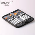 Short Handled Brush Synthetic - Set of 10