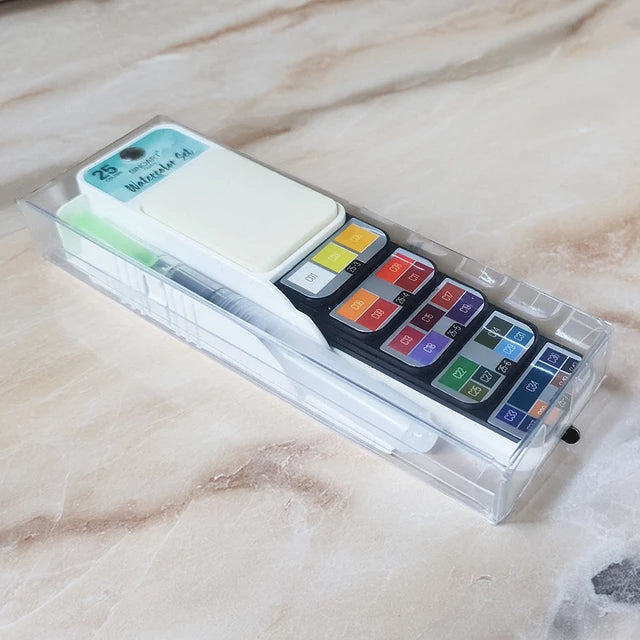 Sinoart Travel Pocket Watercolour 25 Pan Set