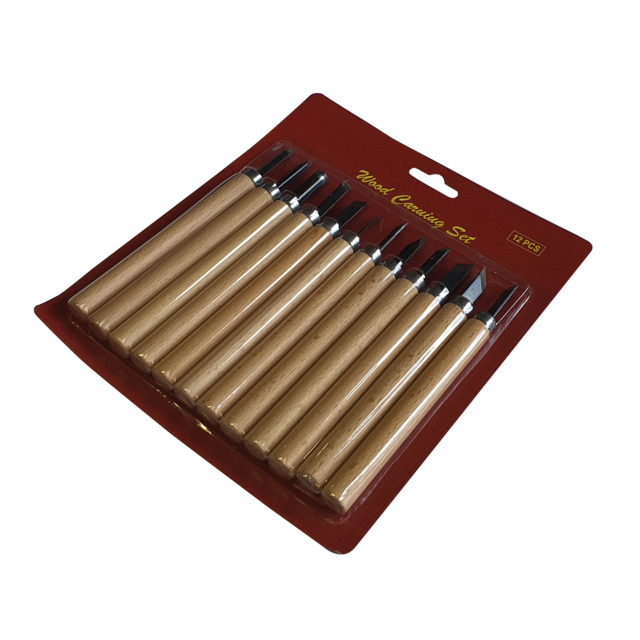 Wood / Lino Carving Tools - Set of 12