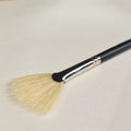 Fan Brush Fine White Bristle - Size 6