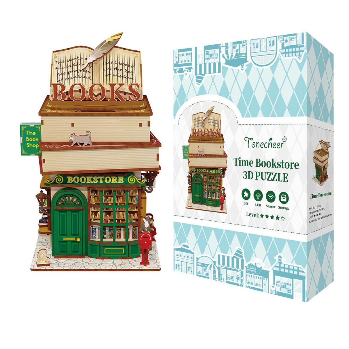 Time Bookstore Storage box Puzzle