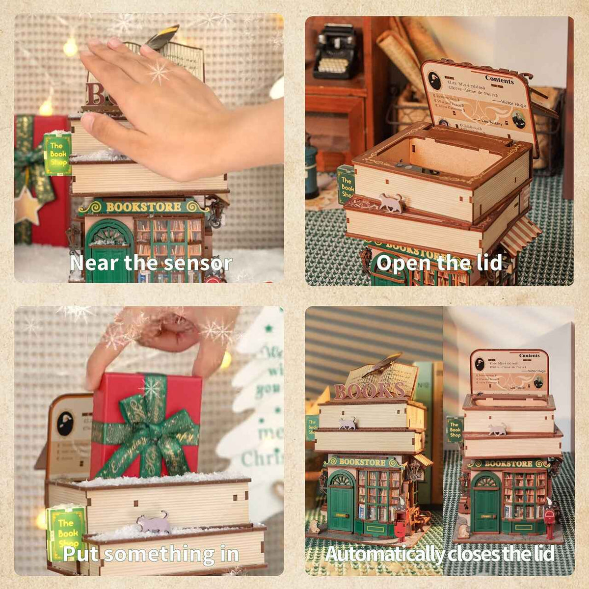 Time Bookstore Storage box Puzzle