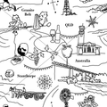 FABRIC PER METRE - Stanthorpe Pattern 145cm