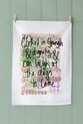 Frinny Tea Towel – Clothed in Dignity (Proverbs 31)
