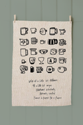 Mug for a Purpose Tea Towel - Linen