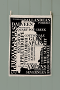 Stanthorpe and Surrounds Tea Towel – Linen