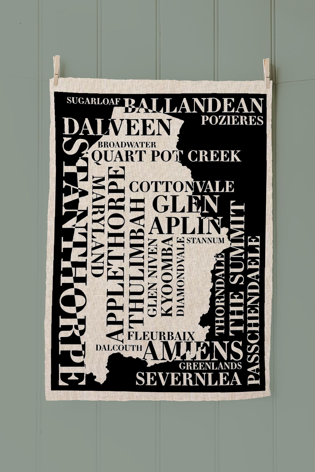 Stanthorpe and Surrounds Tea Towel – Linen