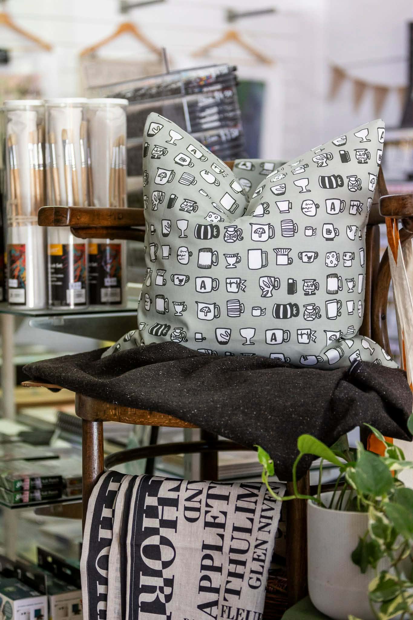 Mugs for Company Cotton Cushion + Down Insert