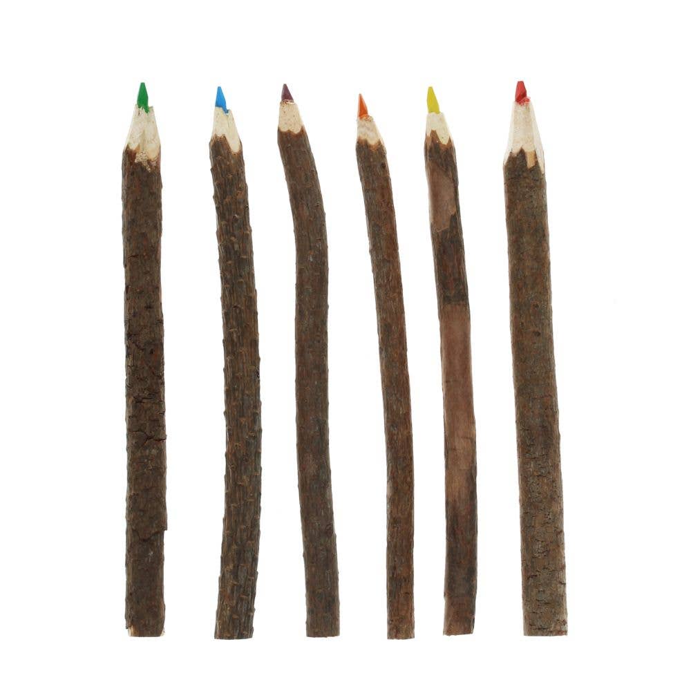 Rex London Twig colouring pencils -Set of 6