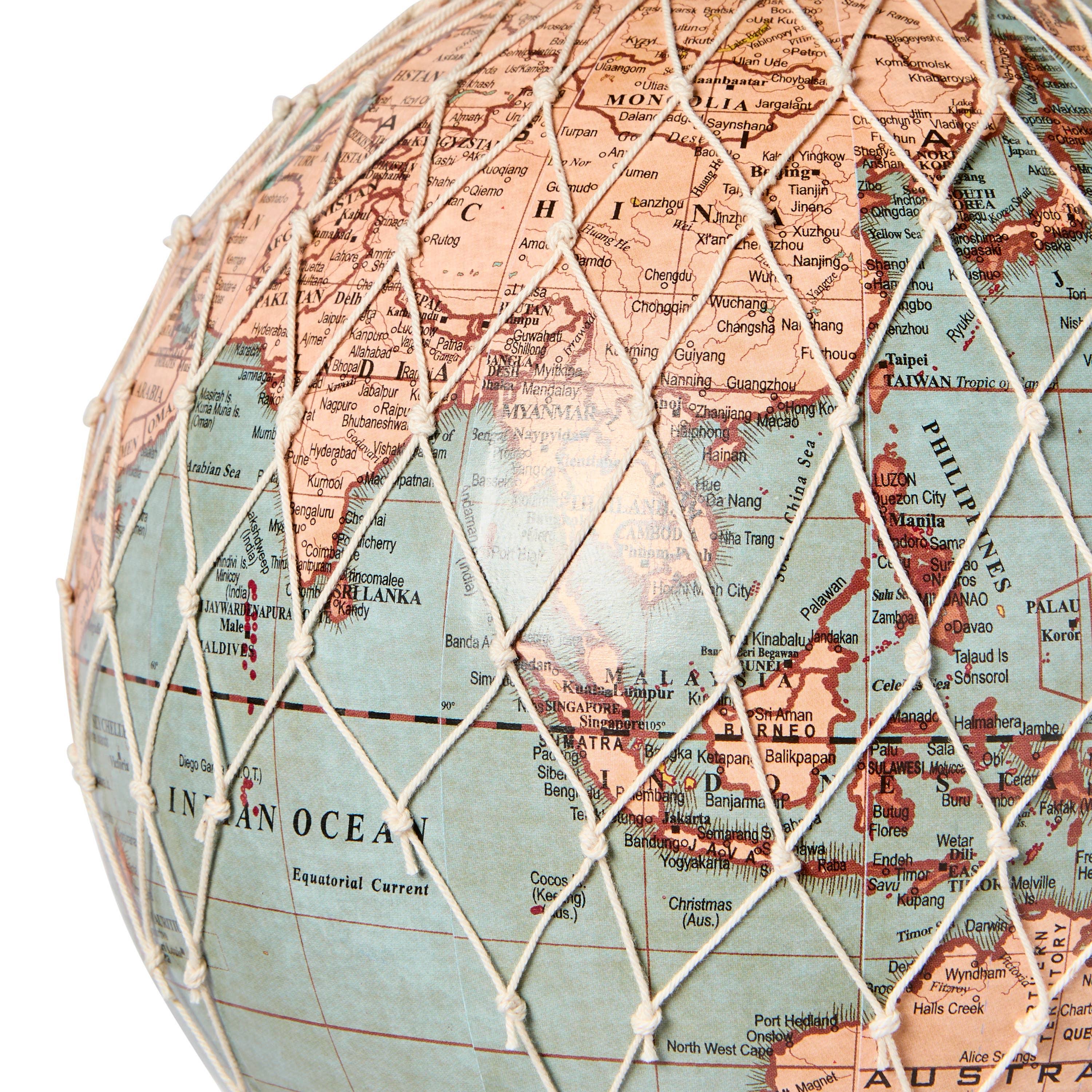 Balloon Globe, Vintage Blue, 20cm