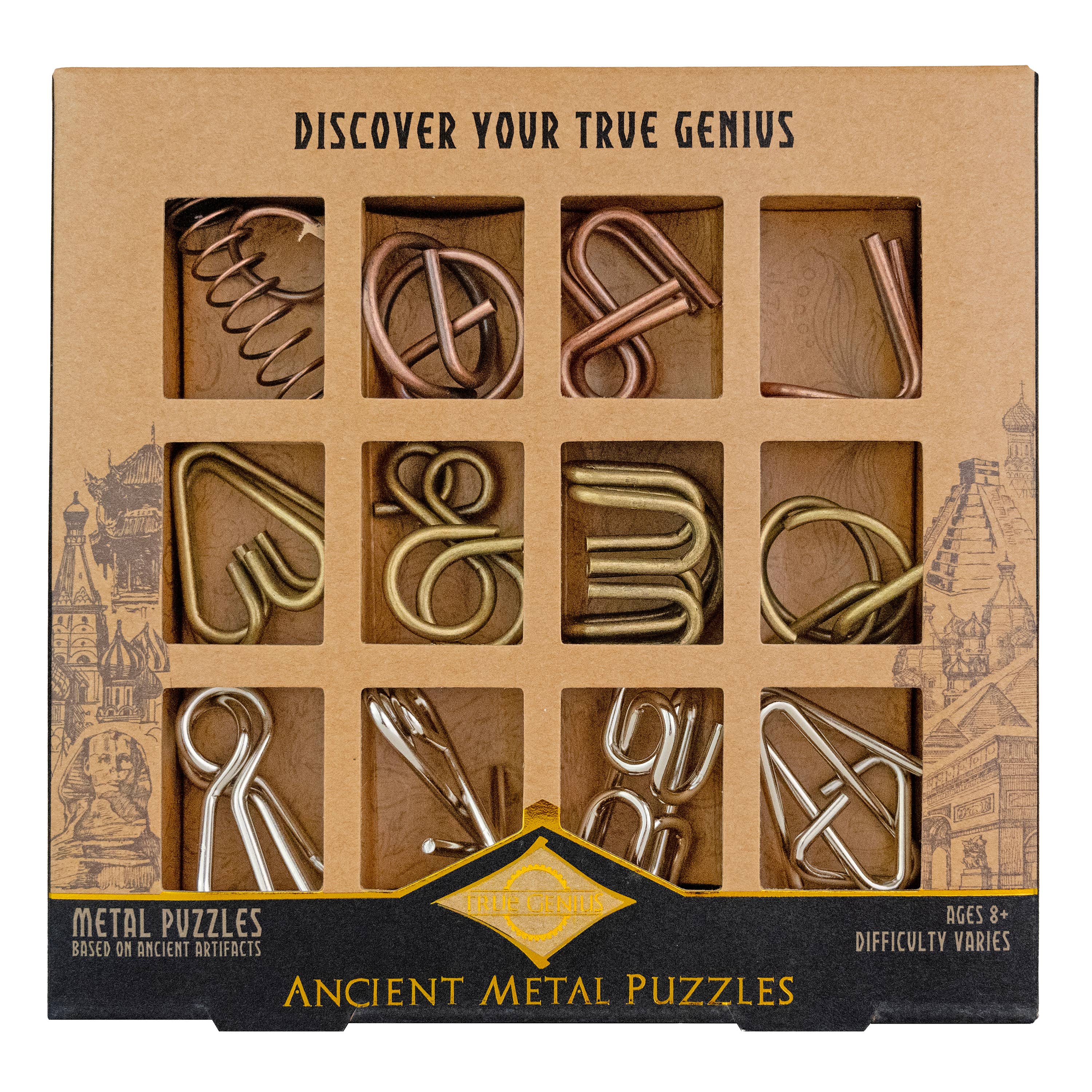 Project Genius - 12 Pc Ancient Metal Collection
