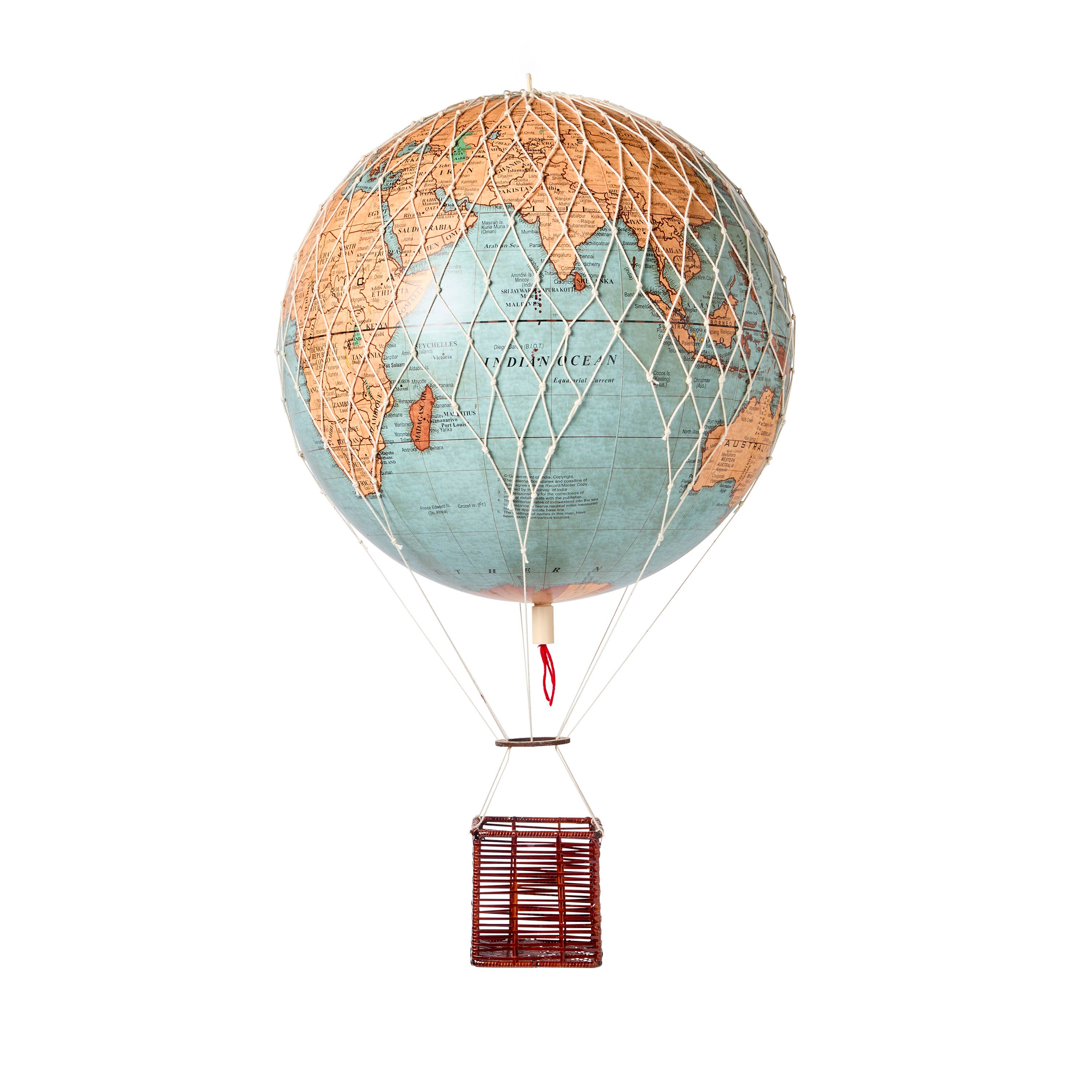 Balloon Globe, Vintage Blue, 30cm
