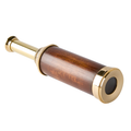 Admiral's Brass & Wood Spyglass Telescope